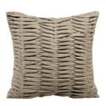 thumbnail image 1 of Throw Pillow Covers, Decorative Pillow Covers 22x22 inch (55x55 cm) Grey, Suede Throw Pillow Covers, Handmade Pillow Covers, Solid Color Pillow Covers, Modern - Stone Grey Wind Folds, 1 of 2