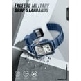 thumbnail image 6 of i-Blason Armorbox Compatible with Apple Watch Band [45mm] for Apple Watch Series 8/7, Rugged TPU Watch Band with 2-Pack Bumper Cases [Built-in Tempered Glass Screen Protector] (DarkBlue, 45mm), 6 of 9