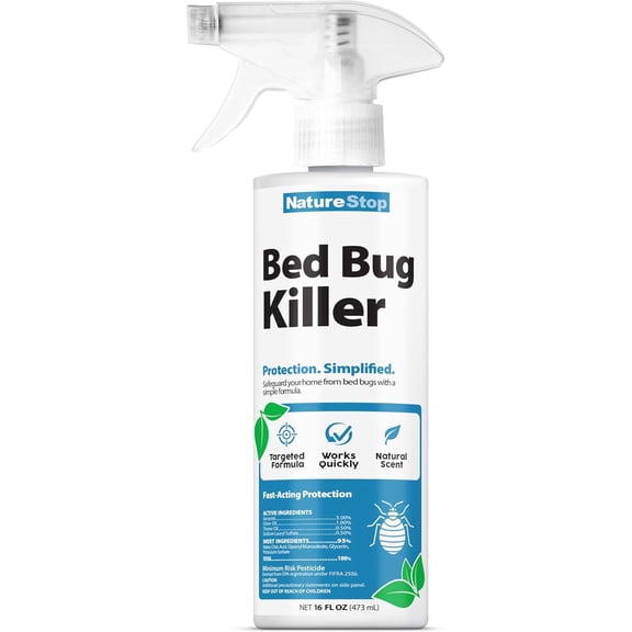 Bed Bug Killer Spray, Fast-Acting Bed Bug Treatment, 16 oz (475mL)