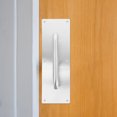 thumbnail image 4 of CRAFTHROU 2pcs Round Handle for Barn Door Stainless Steel Silver for Business Owners with Convenient Functionality, 4 of 7