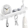 thumbnail image 1 of Key Holder, Key Board With Shelf And 6 Hooks Modern Self-adhesive Key Holder, Key Storage, 1 of 4