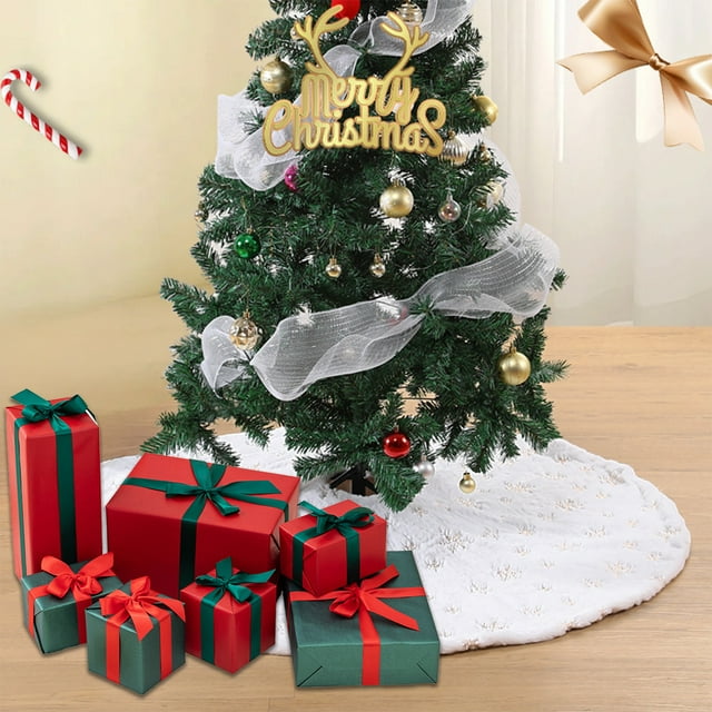 TIMIFIS Decorative Giftss Boxs Christmas Decorations Gift Boxes Gift Boxes Under The Christmas Tree Scene Decoration Props Year Window Decorations Dtacked Head Home Decoration