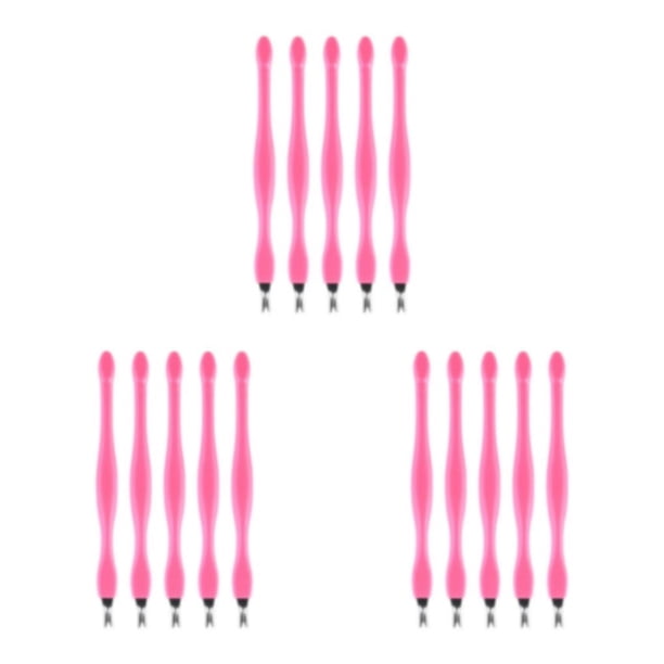 Minnieouse 5 piezas Home Salon Spa removedor de cutículas empujador de uñas mujeres hombres piel muerta tenedor pedicura herramienta de recorte Type1 NO1
