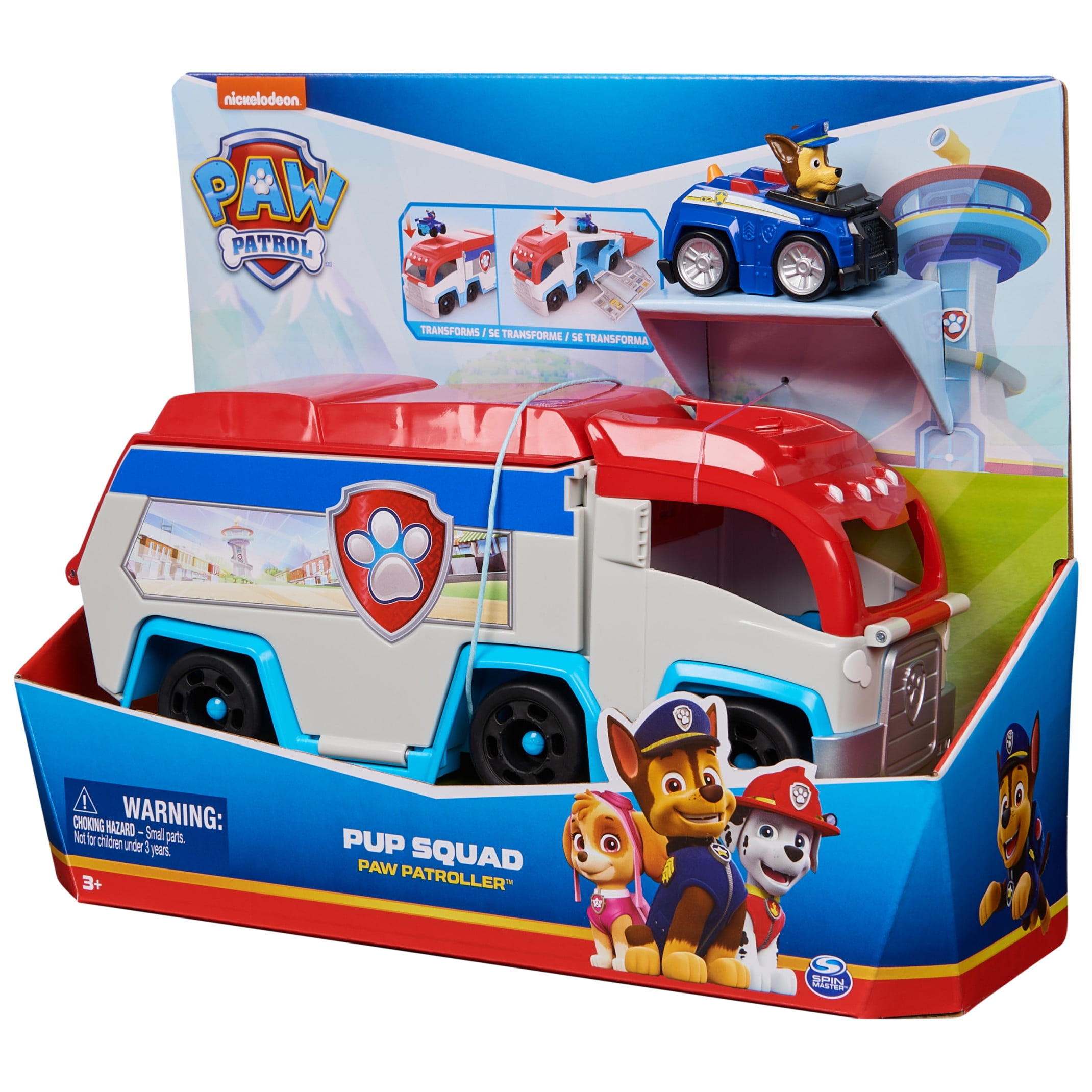 PAW Patrol: Pup Squad Patroller with Chase Vehicle for Kids Ages 3+
