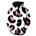 thumbnail image 3 of Sudadera con capucha y cremallera con estampado 3D de leopardo para hombre, moda Harajuku, textura de piel de animal, sudaderas de manga larga, ropa de calle, sudaderas de hip hop, 3 of 5