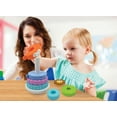 thumbnail image 4 of Spark Create Imagine Eco Wood Stacking Rings Toy, 8pcs, 4 of 6