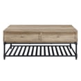 thumbnail image 4 of Miekor Furniture Brantley Oak & Sandy Gray Finish Rectangular Coffee Table 82916, 4 of 7