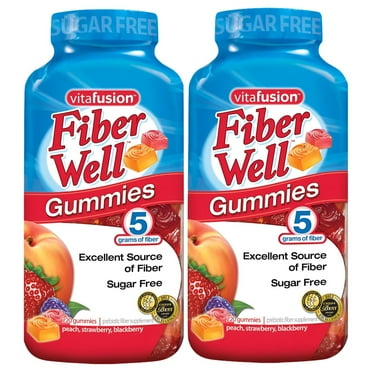 Vitafusion Fiber Well  Sugar Free Gummies (220 Ct 2 Pack )