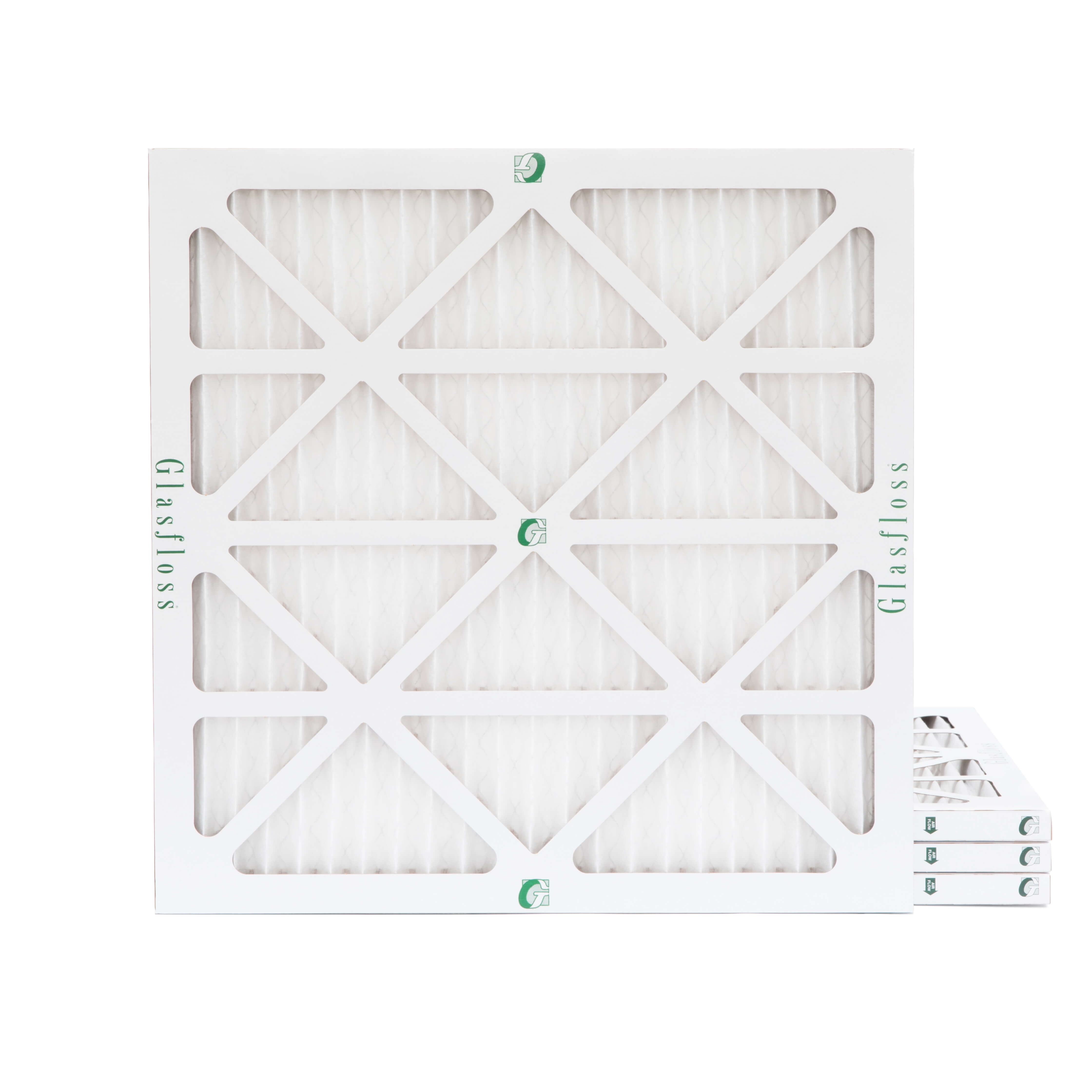 4 • 21-1/2 x 23 x 1 • MERV8 Pleated HVAC Air Furnace Filters Case of 