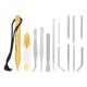 thumbnail image 2 of 14 Unids/set Paracord Agujas Herramienta Para Tejer Paracord Agujas De Costura Set Pulseras DIY KitAmarillo, 2 of 10