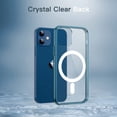 thumbnail image 5 of JETech Magnetic Case for iPhone 12/12 Pro 6.1-Inch Compatible with MagSafe Wireless Charging, Shockproof Phone Bumper Cover, Anti-Scratch Clear Back (Navy), 5 of 7