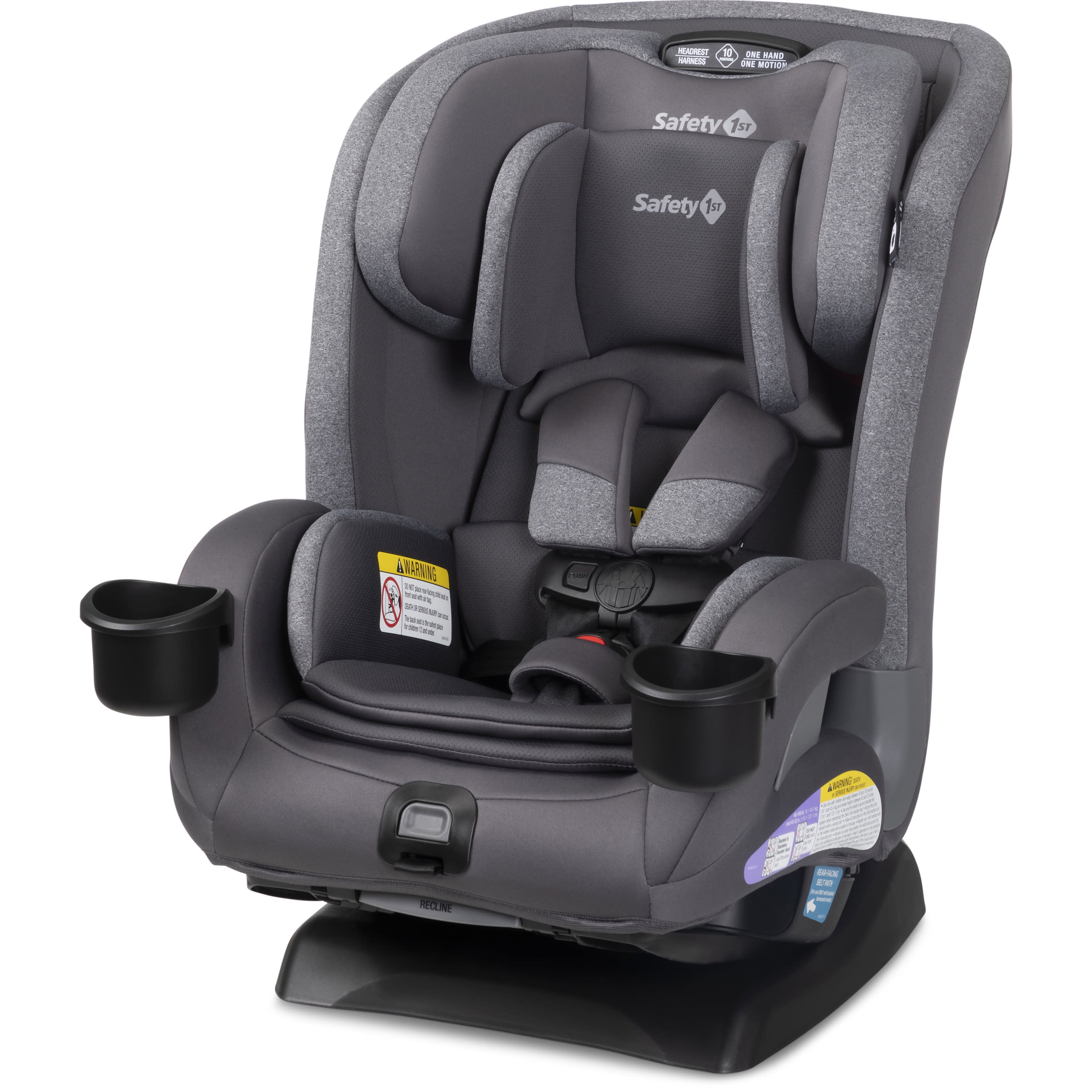 Safety 1ˢᵗ SlimRide All-in-One Convertible Car Seat, Grey All Day