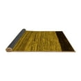 thumbnail image 2 of Ahgly Company Indoor Square Abstract Yellow Modern Area Rugs, 7' Square, 2 of 4
