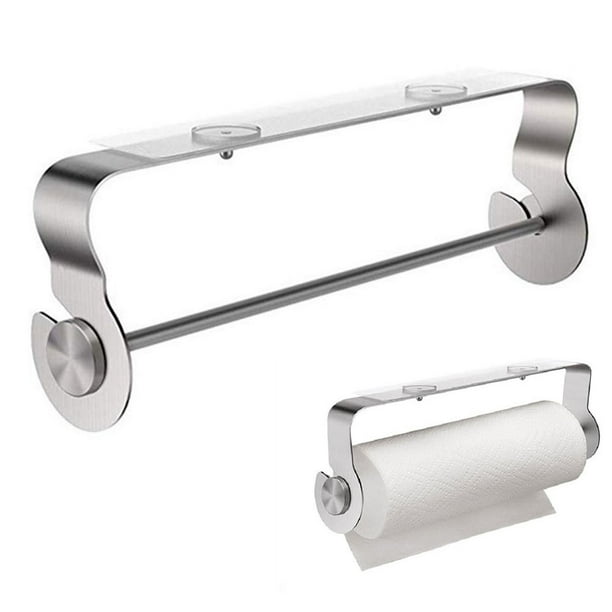 Stainless Steel Paper Towel Holder Cabinet Kitchen Roll Dispenser Holder Walmart Com Walmart Com