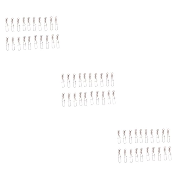 Scienceny 20 piezas de acero inoxidable, precio asequible y nivel profesional, pesca giratoria, duradera, fácil de llevar, equipo práctico, 6 Type1 NO1