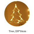 thumbnail image 1 of 1 Uds árbol de Navidad DIY adornos colgantes decoración de pared para regalo de niños + luz LED, árbol de Navidad Sincero  Electrónica, 1 of 5