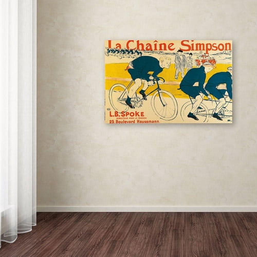 Trademark Fine Art "Catene Simpson" Canvas Art by Henri de Toulouse-Lautrec