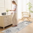 thumbnail image 4 of x Area Rug Living Room Rugs Washable Neutral Modern Abstract Soft Thin Large Rug Indoor Floor No Slip Rug Carpet for Bedroom Under Dining Table Home Office Decor Grey, 4 of 9
