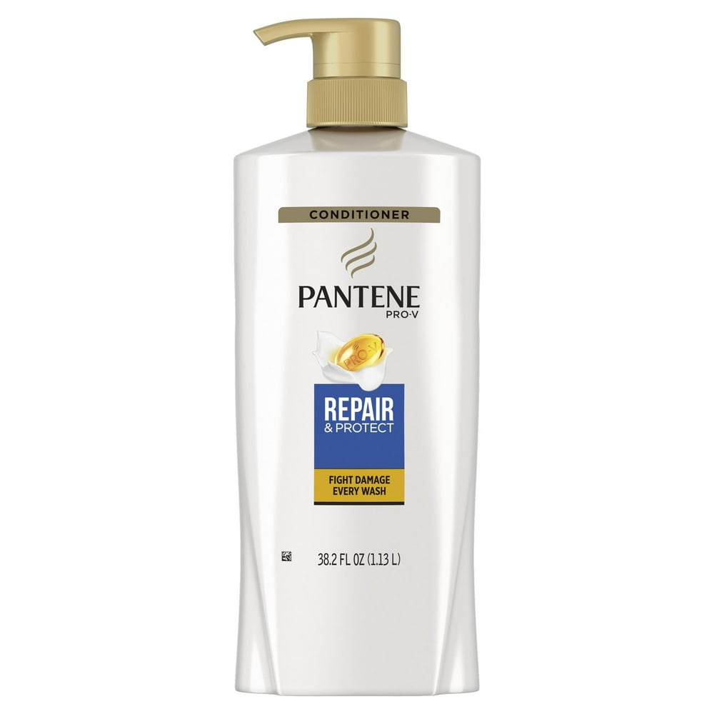 Pantene Pro V Repair & Protect Conditioner Bottle with Pump, 38.2 Fluid