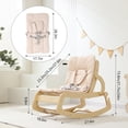 thumbnail image 2 of Silla mecedora Baby Baotree 3 en 1 ajustable de madera, 2 of 7