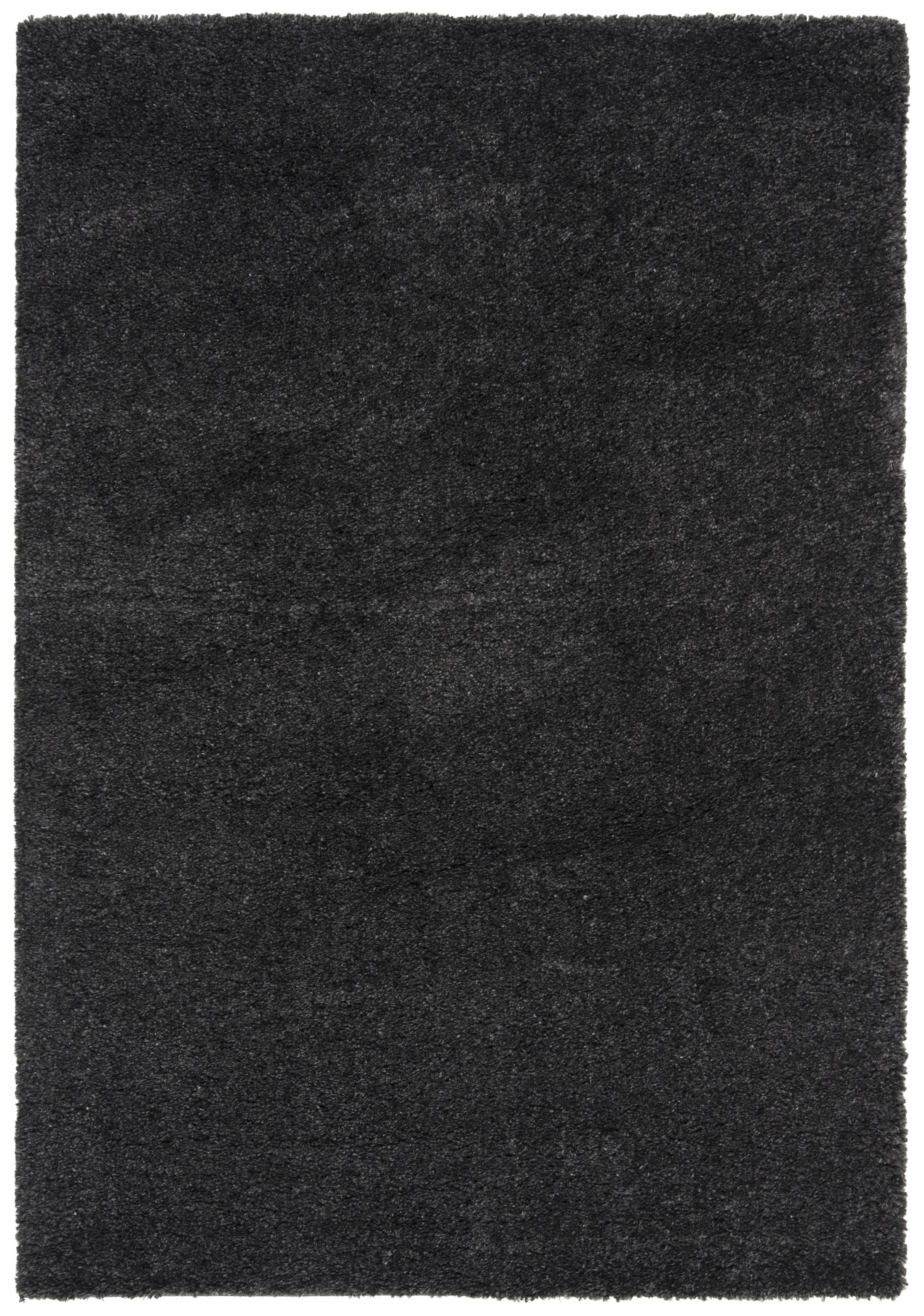 Safavieh August Carlene Solid Plush Shag Area Rug, Charcoal, 6' x 8'