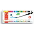 thumbnail image 2 of Caran d'Ache, Fancolor Gouache, 15 Colors with Paintbrush, 2 of 2