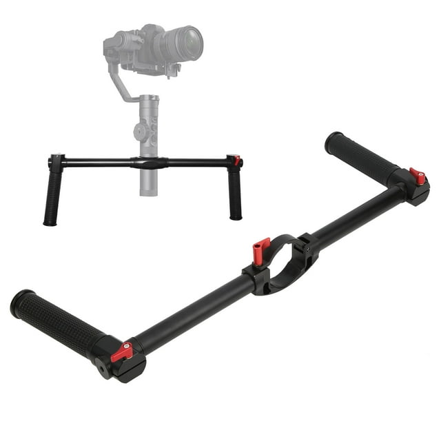 Dual Handgrip Camera Accessories Monitor Extension Handgrip Dual Handle Grip Camera Extension Stabilizer Dual Handgrip Camera Stabilizer Light/Monitor Extension Stand For Crane 2S