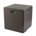 thumbnail image 1 of Plastic Development Group 28-Gallon Resin Outdoor Patio Storage Deck Box, Brown, 1 of 12