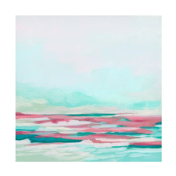 Trademark Fine Art June Erica Vess  Magenta Cove II Canvas Wall Art