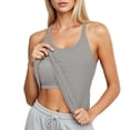 thumbnail image 3 of Workout Tops for Women , Women Clothing , Work Out Tank Tops Womens Seamless Yoga Tank Top Built In Light Support Bra For Fitness Workout And Casual Wear, 3 of 7
