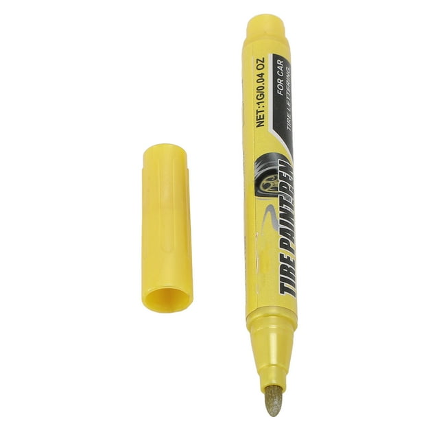 Bolígrafo De Pintura Para Neumáticos, Marcador De Pintura Para Neumáticos De 1g Resistente Para Automoción