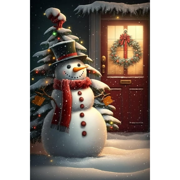 Christmas Snowman 500 Piece Creative Fun Jigsaw Puzzle for Adults Challenging Traditional Puzzle Perfect for Family Nights Game