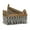 Black Geometric Wedge S/3 23", 22", 18"W, variant on DecMode Bohemian Banana Leaf Storage Basket, 21", 19", 17"H, Brown, 3 - Pieces
