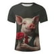 thumbnail image 4 of Camisetas de Manga Corta para Hombre Imprimir Casual Camiseta de Cuello Redondo, Camisetas de Manga Corta para Hombre Casual, 4 of 5