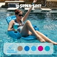 thumbnail image 4 of TRC Recreation Folding Baja Chair Swimming Pool Float Armchair, Marina Blue, 4 of 7