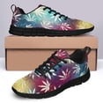 thumbnail image 4 of Marijuana Leaf Shoes for Men Women Casual Running Walking Tennis Sneakers Gifts for Marijuana Lover Black Size 5, 4 of 5