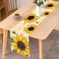 thumbnail image 5 of Easter Egg Table Runner Happy Easter Spring Colorful Eggs Table Runner Dresser Scarves for Party Dinner Gatherings rations, 5 of 6