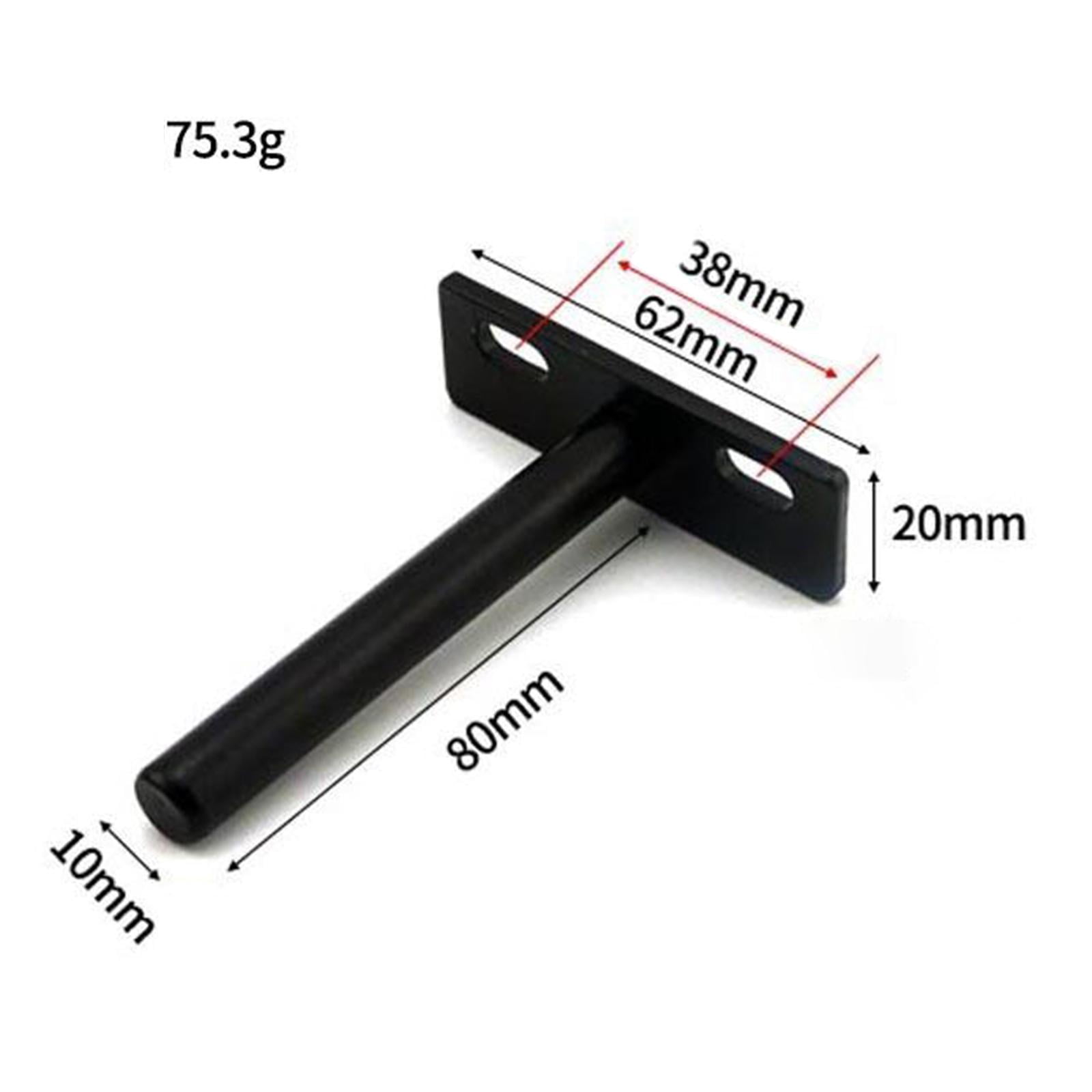 Baoblaze 5xFLOATING SHELF BRACKETS SCREW WALL SHELVES SUPPORT HOLDER 8x6.2x2cm