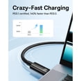 thumbnail image 3 of Cable USB C Baseus 240W PD 5A de carga rápida para iPhone MacBook, 3 of 7