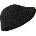 thumbnail image 3 of CoCopeaunts Women Straw Bucket Hat Outdoor Sunscreen Fisherman Hat Hand-Woven Hollow Basin Hat Casual Vacation Summer for Women, 3 of 8