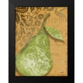 thumbnail image 2 of Stimson, Diane 15x18 Black Modern Framed Museum Art Print Titled - Green Pear Damask, 2 of 5