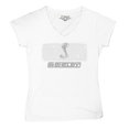 thumbnail image 5 of Shelby Logo Honeycomb Grille Women's V-Neck T-shirt Mustang Cobra GT Muscle Car GT500 GT350 Performance Powered by Ford Tee, 5 of 7