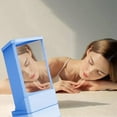 thumbnail image 1 of Miroir de Maquillage Non Inversé Debout pour Maquillage Coiffure Beauté Correction du Visage, Miroir de Maquillage pour Femmes, 1 of 9