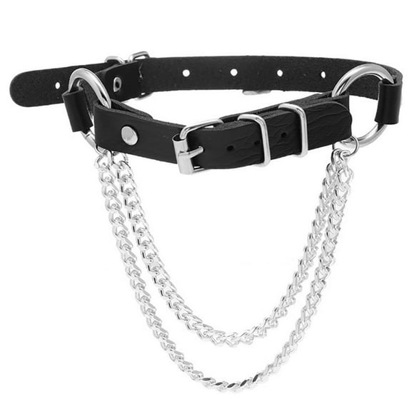 Women Collar Choker Punk Fashion Retro Choker Necklace Gothic Choker with Chain