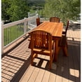 thumbnail image 5 of Best Redwood Farmhouse Dining Table  With 1910 natural premium sealant-Size:6ft, 5 of 10