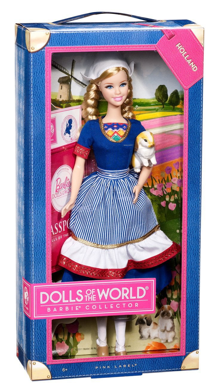 Holland Barbie Dolls of the World Collector Edition Passport Series Mattel W3325