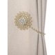 thumbnail image 3 of Alzapaños magnéticos para cortinas, paquete de 2 clips magnéticos para cortinas decorativas de cristal, hebilla, alzapaños para cortinas de flores, estilo europeo y americano (dorado), 3 of 5