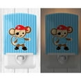 thumbnail image 2 of Caroline's Treasures BB8972CNL Pirate Monkey Blue Ceramic Night Light, 6x4x3", multicolor, 2 of 2
