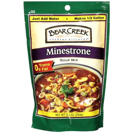 (2 Pack) Bear Creek Country Kitchens Minestrone Soup Mix, 9.3