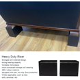 thumbnail image 2 of Elevador de muebles ensanchado y agrandado, color negro, 5 pulgadas, resistente, 4 Uds., para oficina, 2 of 5